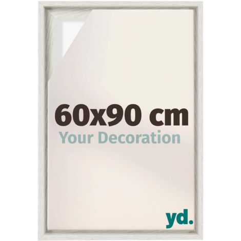 Your Decoration - Cadre flottant  - Peinture À La Chaux - Cadre en caisse américaine pour toile sur chassis - MDF - Lyon