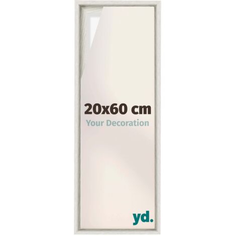Your Decoration - Cadre flottant  - Peinture À La Chaux - Cadre en caisse américaine pour toile sur chassis - MDF - Lyon