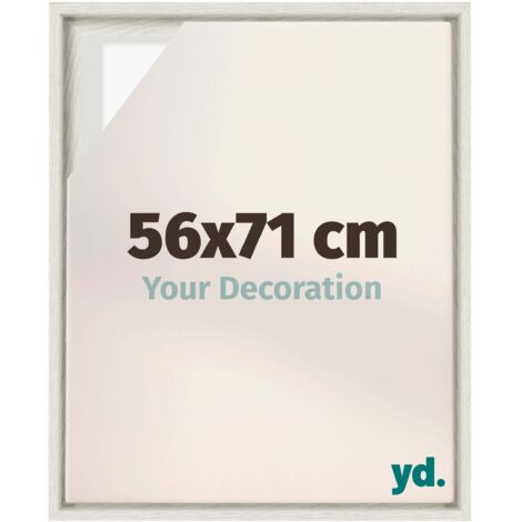 Your Decoration - Cadre flottant  - Peinture À La Chaux - Cadre en caisse américaine pour toile sur chassis - MDF - Lyon