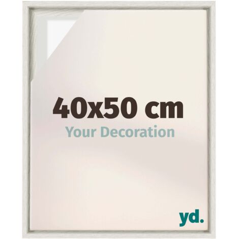 Your Decoration - Cadre flottant  - Peinture À La Chaux - Cadre en caisse américaine pour toile sur chassis - MDF - Lyon