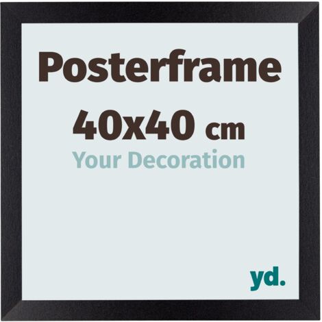 yd. Your Decoration - 50x70 cm - Cadre Photo en Plastique Avec Verre  acrylique - Anti-Reflet - Excellente Qualité - Noir Mat - Cadre Decoration  Murale