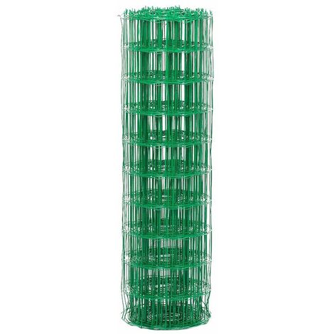 Yousteel – Rouleau de grillage soudé vert 6005 1200mm x 20ml – Acier galvanisé plastifié – Maille 100 x 75mm pour clôture durable