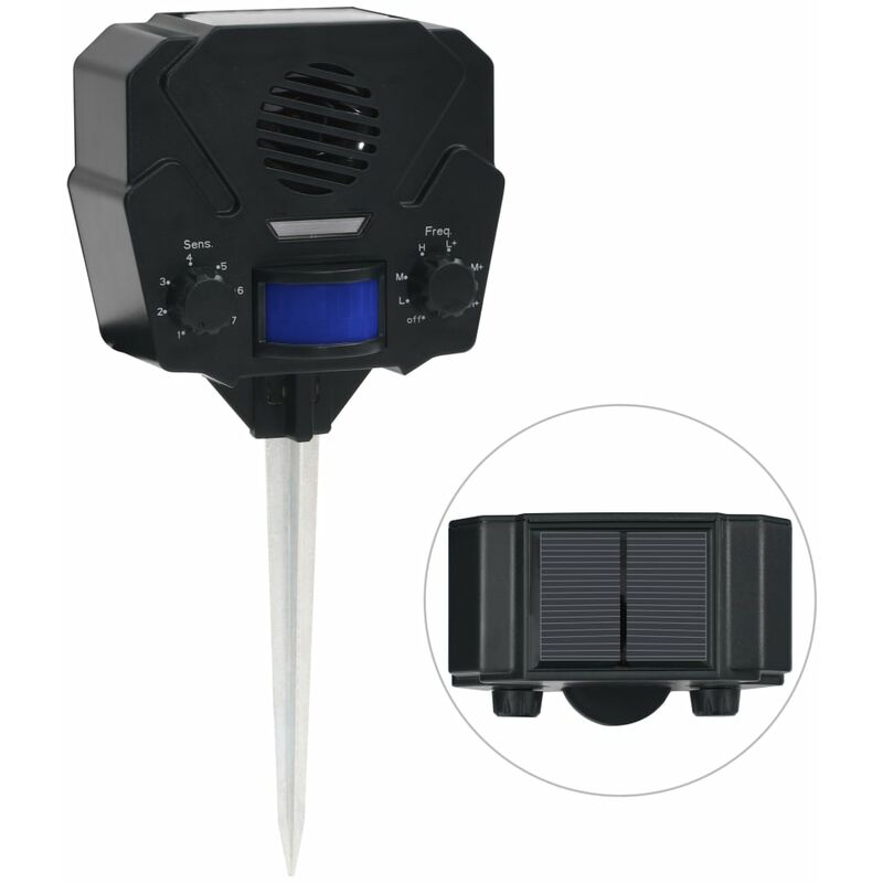 

Ahuyentador animales ultrasónico solar activado por movimiento - Verde - Youthup