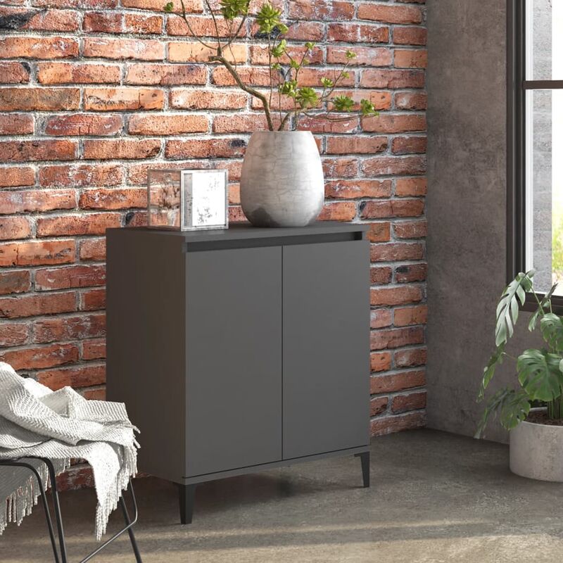 

Aparador de aglomerado gris 60x35x70 cm - Gris - Youthup