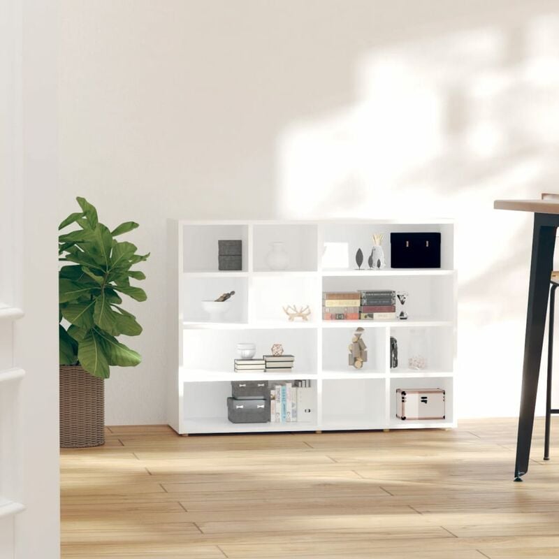 

Armario auxiliar de aglomerado blanco 97x32x72 cm - Blanco - Youthup