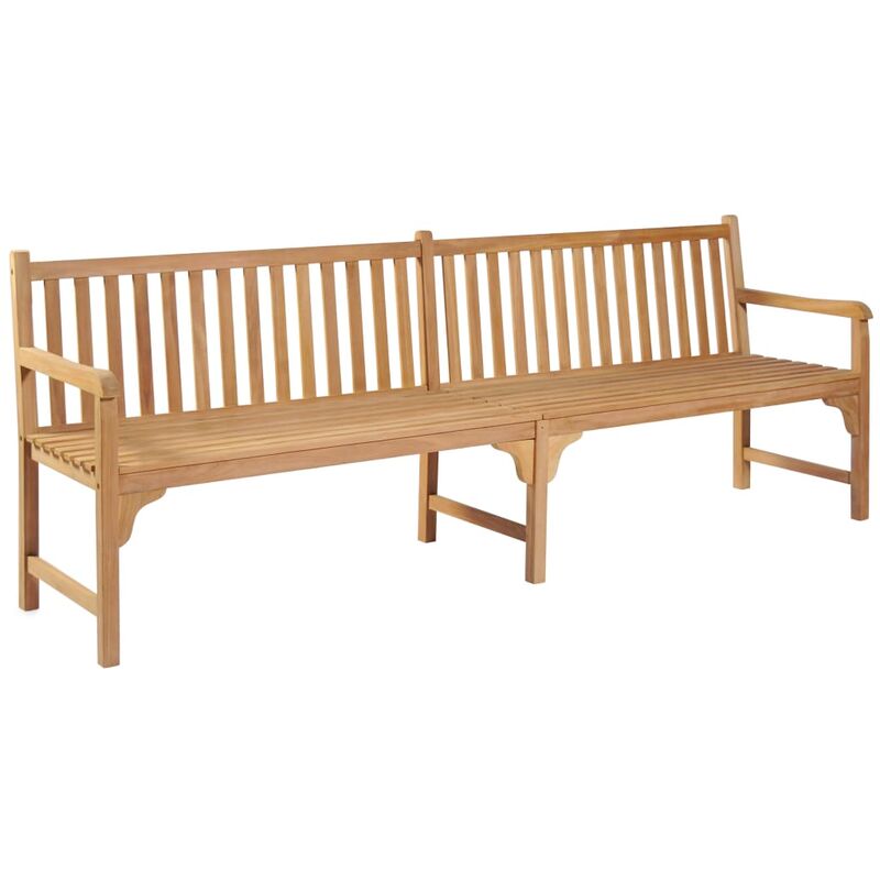 

Banco de jardín 240 cm madera maciza de teca - Marrón - Youthup