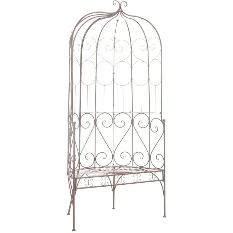 

Banco de jardín 95 cm hierro color marrón antiguo - Marrón - Youthup