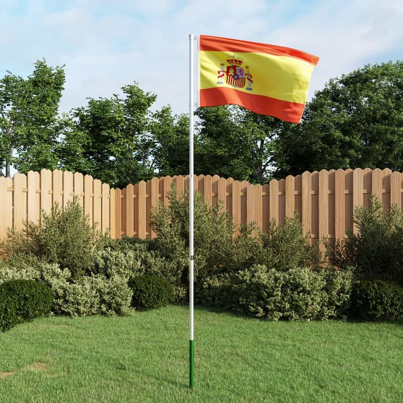 

Bandera de España y mástil de aluminio 4 m - Youthup