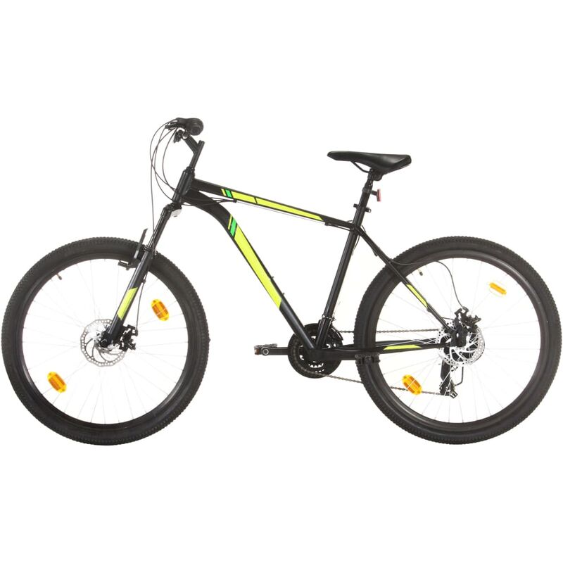 

Bicicleta montaña 21 velocidades 27,5 pulgadas rueda 42cm negro - Negro - Youthup