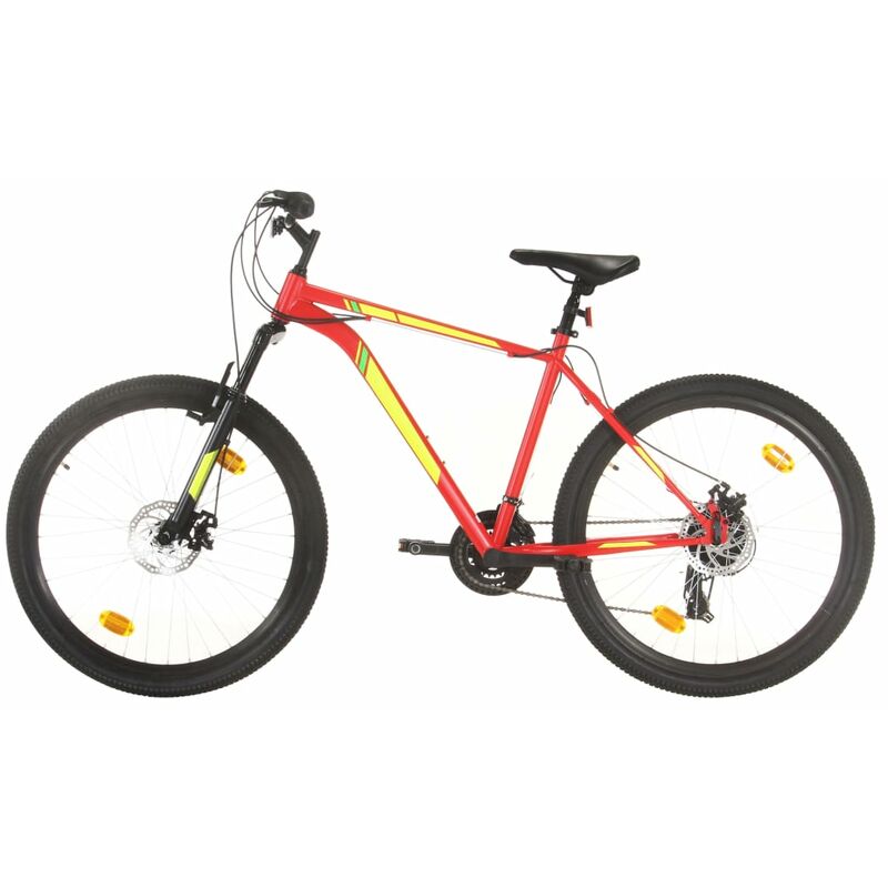 

Bicicleta montaña 21 velocidades 27,5 pulgadas rueda 50 cm rojo - Rojo - Youthup