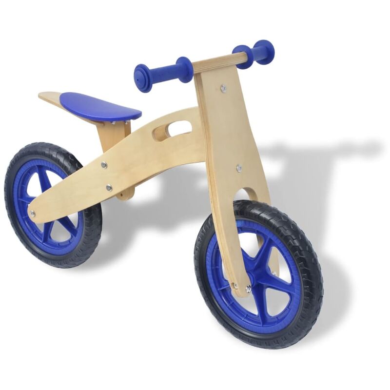 

Bicicleta sin pedales de madera azul - Azul - Youthup