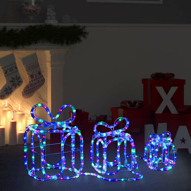 

Cajas de regalo adorno navideño 180 LED interior y exterior - Multicolor - Youthup