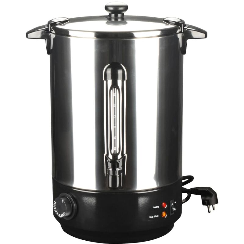 

YOUTHUP Calentador de vino de acero inoxidable 15 L 2500 W - Plateado