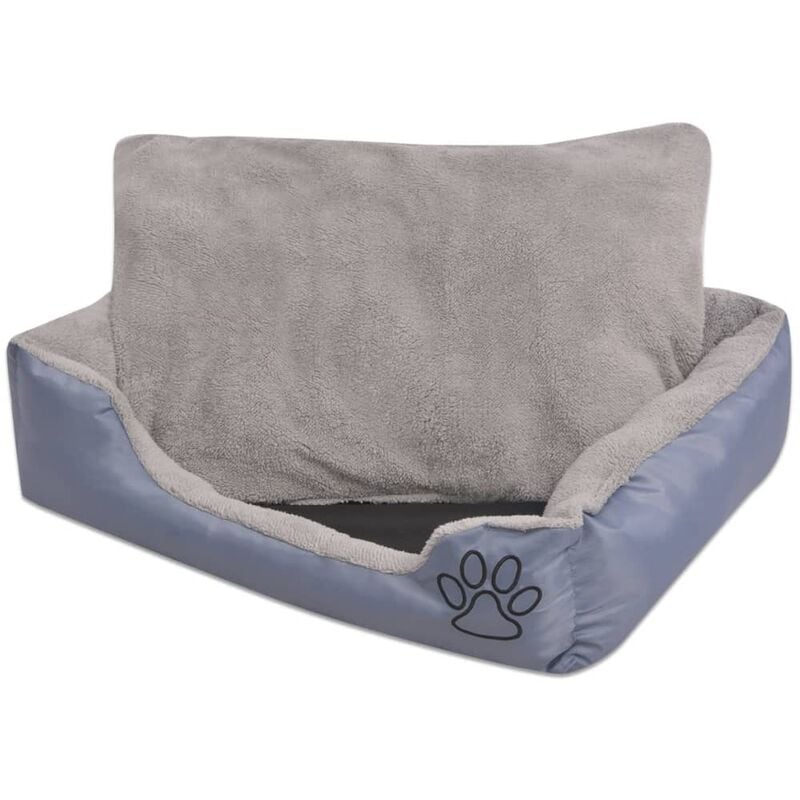 

Cama para perro con cojín acolchado talla L gris - Gris - Youthup