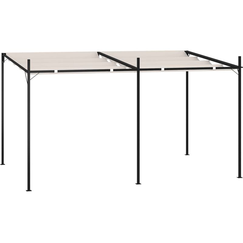 

Cenador con techo retráctil crema 400x300x233 cm - Crema - Youthup