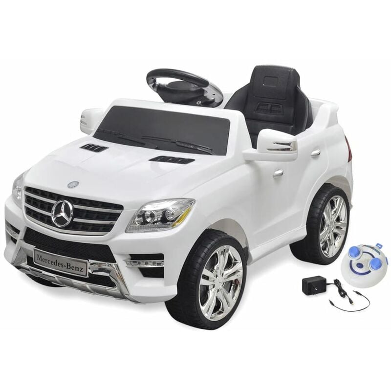 

Coche correpasillos eléctrico ML350 mando a distancia 6 V blanco - Blanco - Youthup