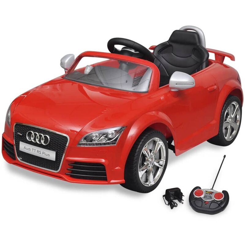 

Coche de juguete rojo con mando, modelo Audi TT RS - Rojo - Youthup