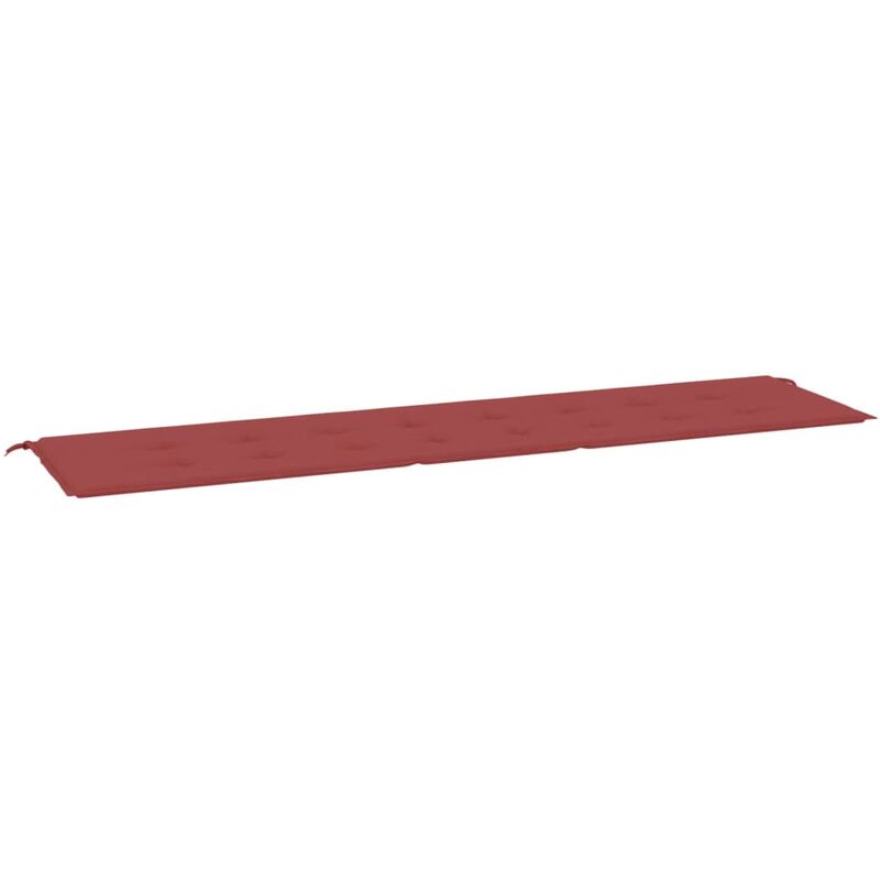 

Cojín para banco de jardín tela rojo rojo tinto 200x50x4 cm - Rojo - Youthup