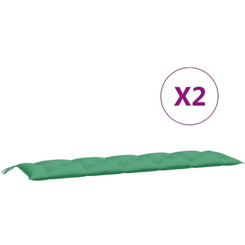 

YOUTHUP Cojín para columpio balancín de tela verde 180 cm