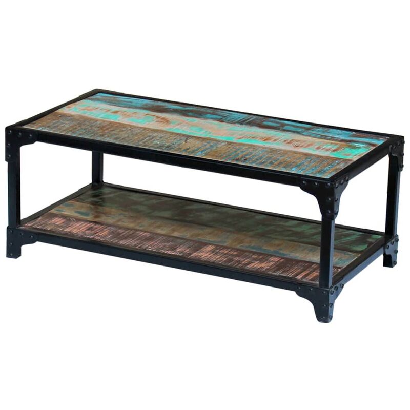 Couchtisch Altholz Massivholz - Braun - Youthup