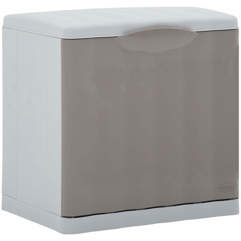 

Cubo de basura con separación gris taupe 20 L 40x30x40 cm - Gris Topo - Youthup