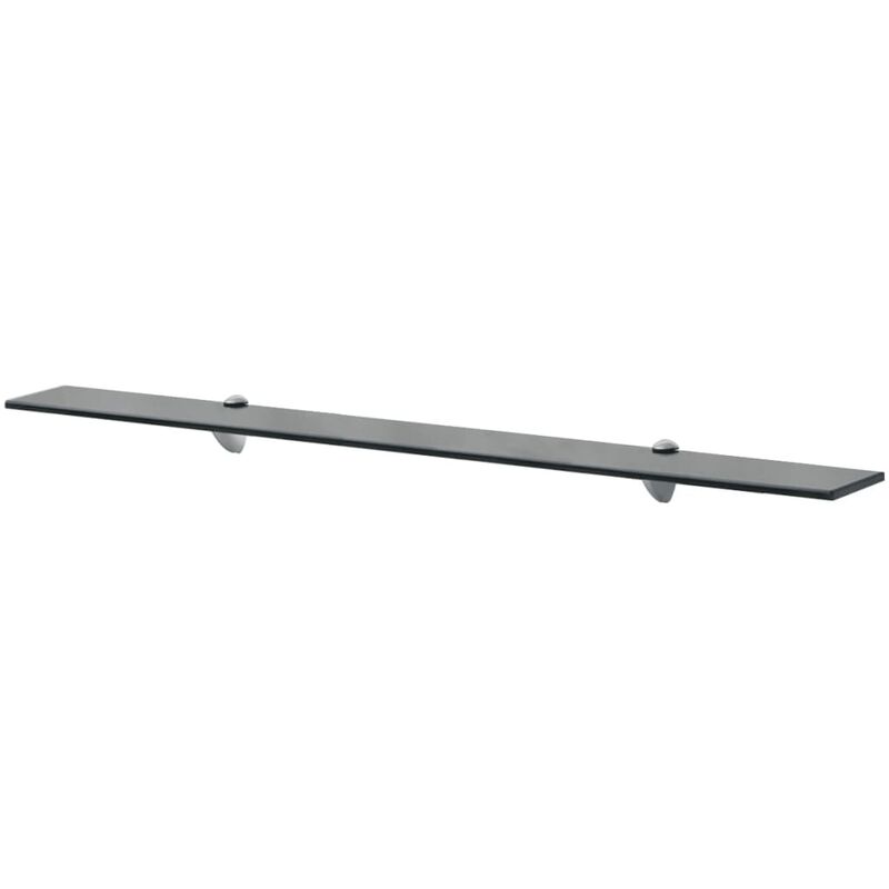 

YOUTHUP Estante flotante de cristal 100x10 cm 8 mm - Negro