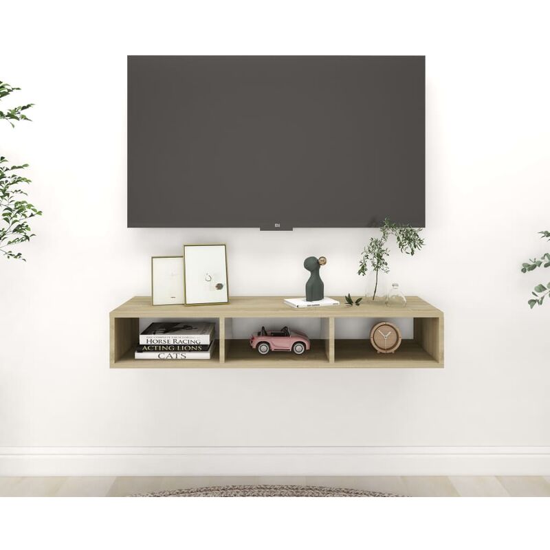 

Estantería de pared aglomerado color roble Sonoma 102x30x17 cm - Marrón - Youthup