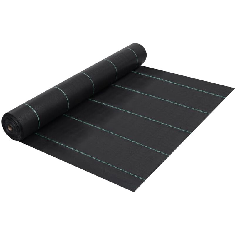 

Estera de control de malezas y raíces PP negro 1x200 m - Negro - Youthup