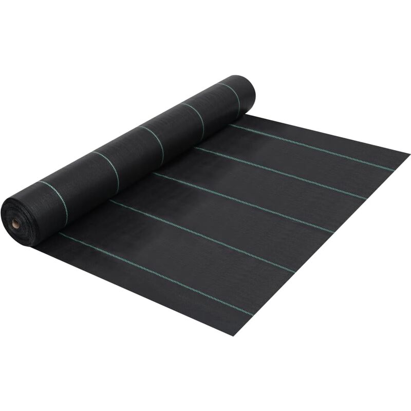 

Estera de control de malezas y raíces PP negro 2x100 m - Negro - Youthup