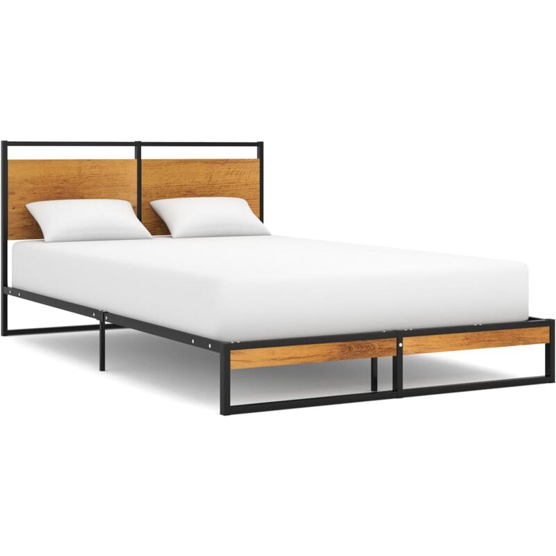 

Estructura de cama de metal 120x200 cm - Negro - Youthup