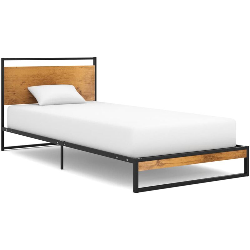 

Estructura de cama de metal 90x200 cm - Negro - Youthup