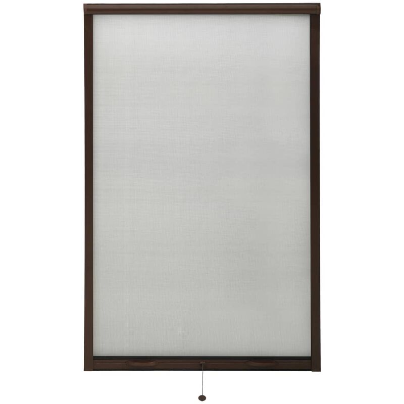 Insektenschutzrollo für Fenster Braun 100x170 cm - Youthup