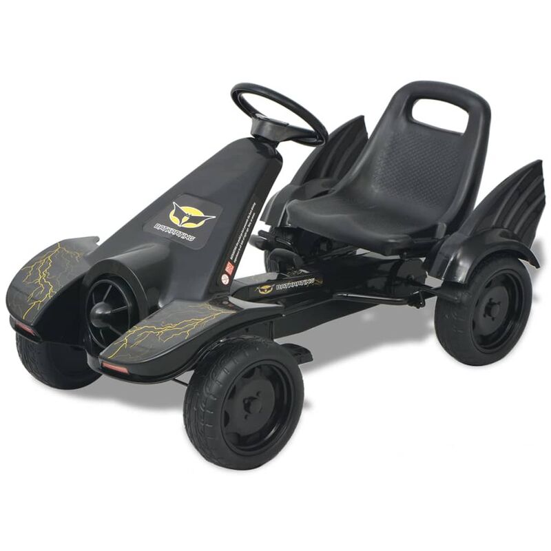 

Kart con pedales y asiento ajustable negro - Negro - Youthup