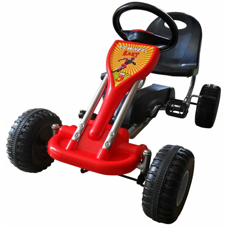 

YOUTHUP Kart correpasillos con pedales rojo - Rojo