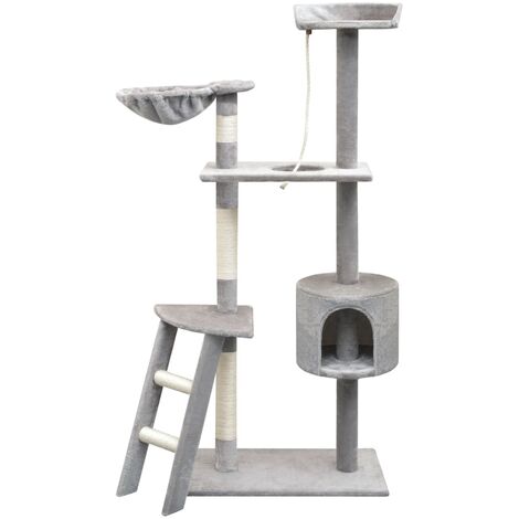 YOUTHUP Katzen-Kratzbaum 150 cm Grau - Grau