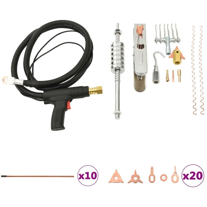 

Kit de herramientas de reparación de chapa metálica 119 piezas - Youthup