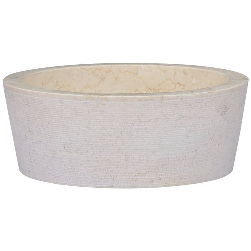 

Lavabo crema mármol Ø40x15 cm - Crema - Youthup