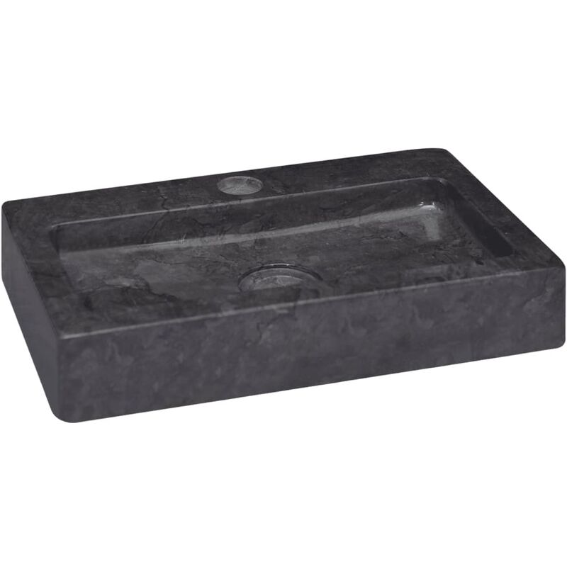 

Lavabo mármol negro 38x24x6,5 cm - Negro - Youthup