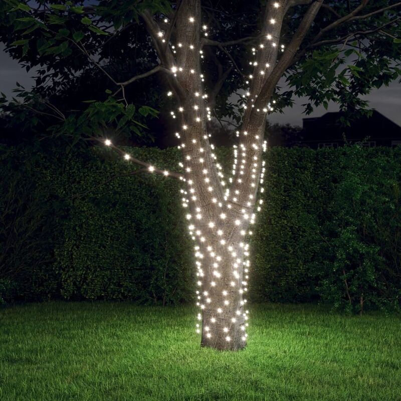 

YOUTHUP Luces de hadas solares 2 uds 2x200 LED blanco frío