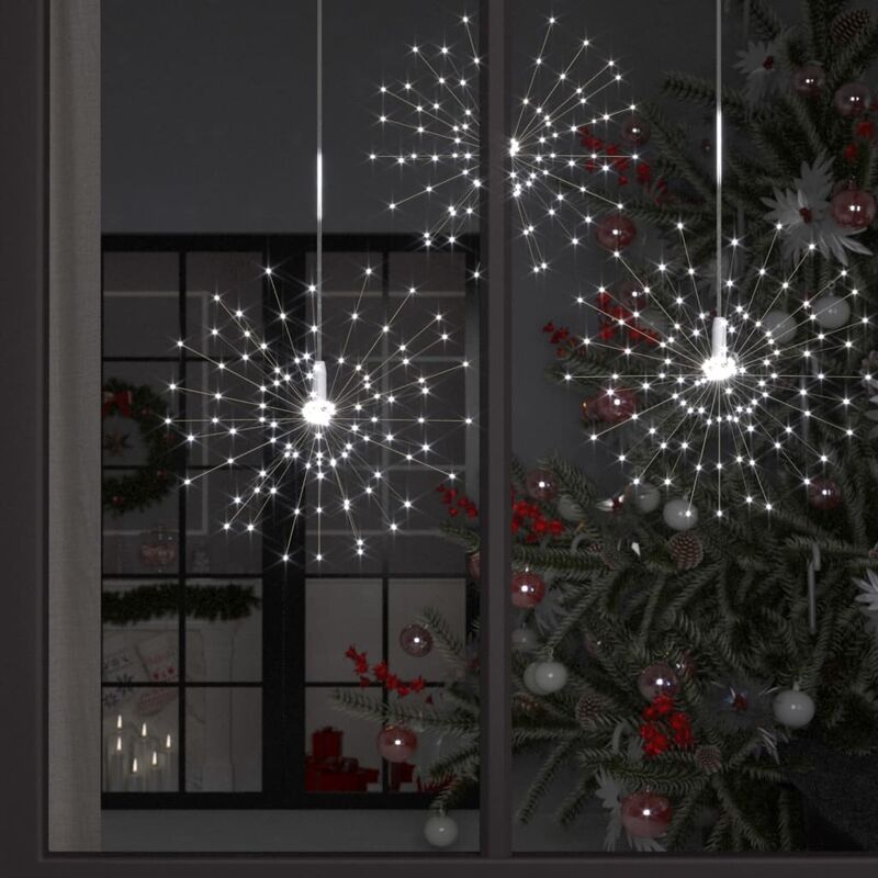 

Luz de fuegos artificiales navideños 140 LED blanco frío 50cm - Youthup