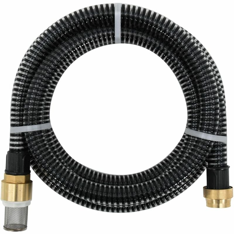 

Manguera de succión con conectores de latón 3 m 25 mm negra - Negro - Youthup