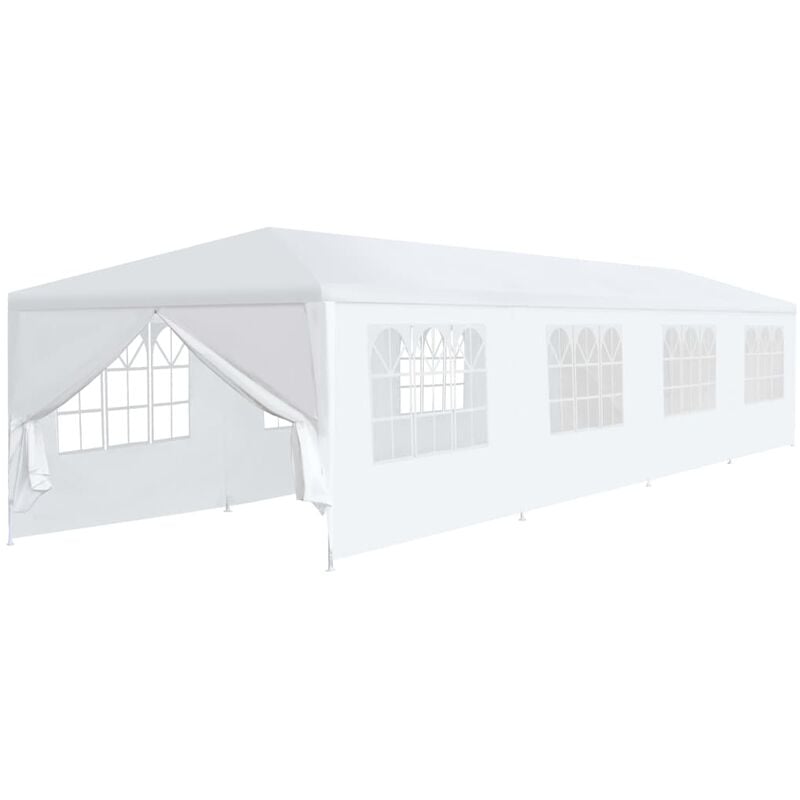 

YOUTHUP Marquesina de jardín 3x12 m blanca - Blanco