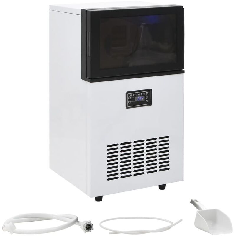 

Máquina para hacer cubitos de hielo 420W 45 kg / 24 h negro - Negro - Youthup