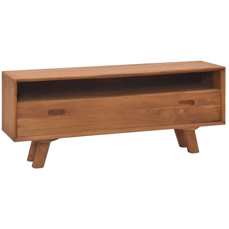 

Mueble para la TV madera maciza de teca 110x30x45 cm - Youthup