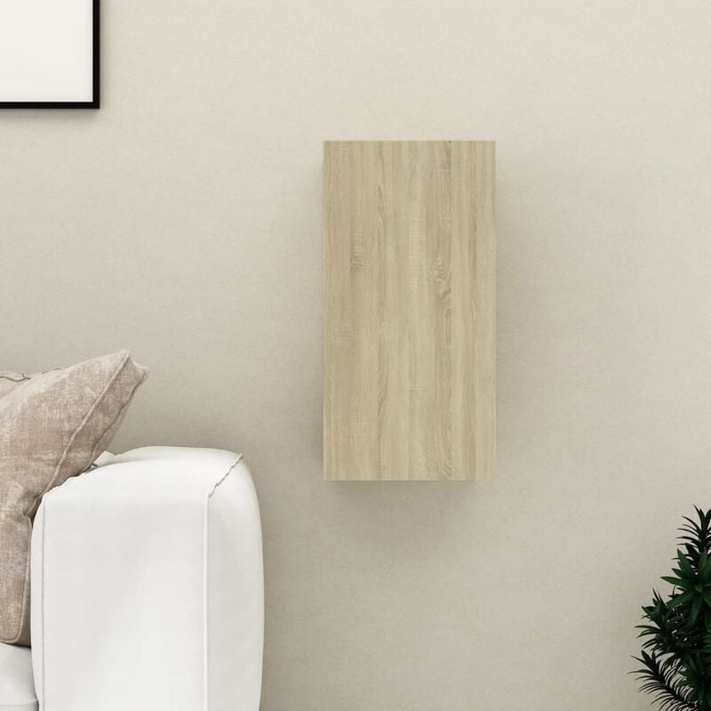

Mueble para TV aglomerado color roble Sonoma 30,5x30x60 cm - Marrón - Youthup