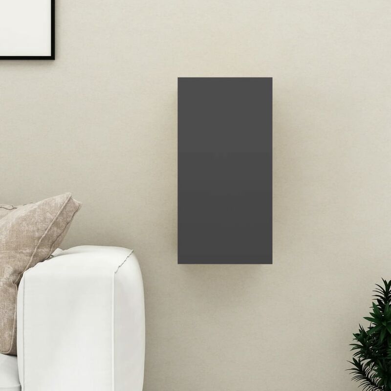

Mueble para TV de aglomerado gris 30,5x30x60 cm - Gris - Youthup