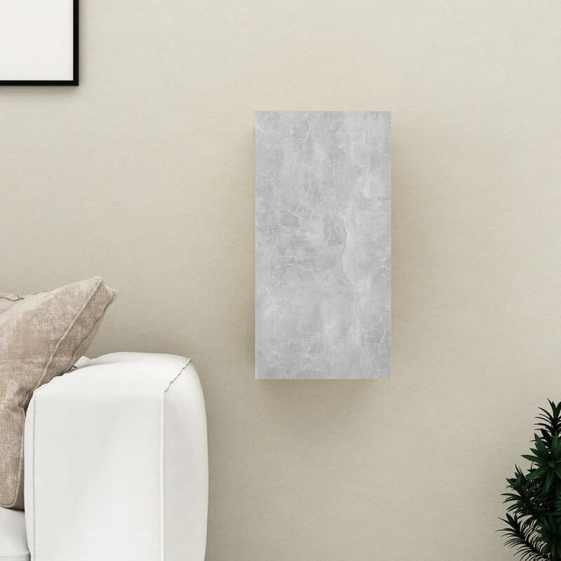 

Mueble para TV de aglomerado gris hormigón 30,5x30x60 cm - Gris - Youthup
