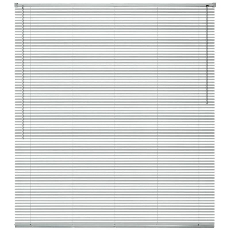 

YOUTHUP Persiana aluminio 120x130 cm plateada - Plateado