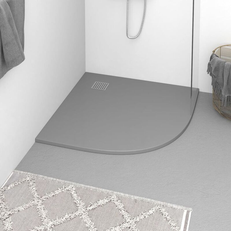 

Plato de ducha SMC gris 90x90 cm - Gris - Youthup