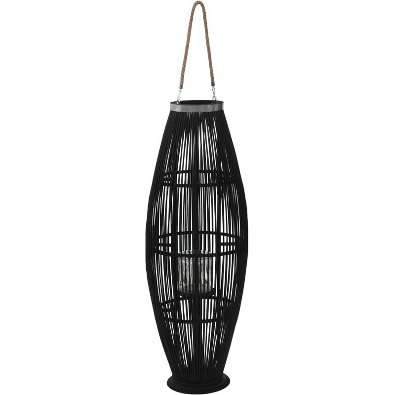 

Portavelas colgante bambú negro 95 cm - Negro - Youthup
